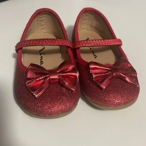 Sparkly Red Mary Jane shoes